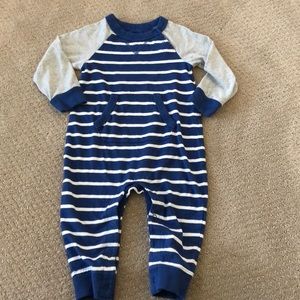 BabyGap Onesie & Navy waffle long sleeve shirt